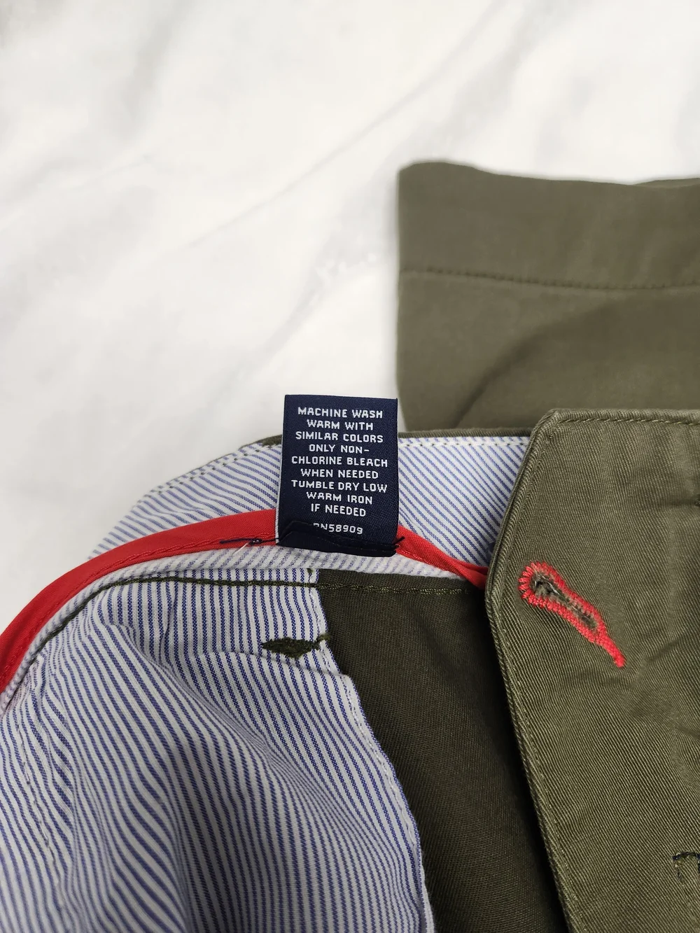 Daniel Cremieux Olive Green Flat Front Men's Shorts